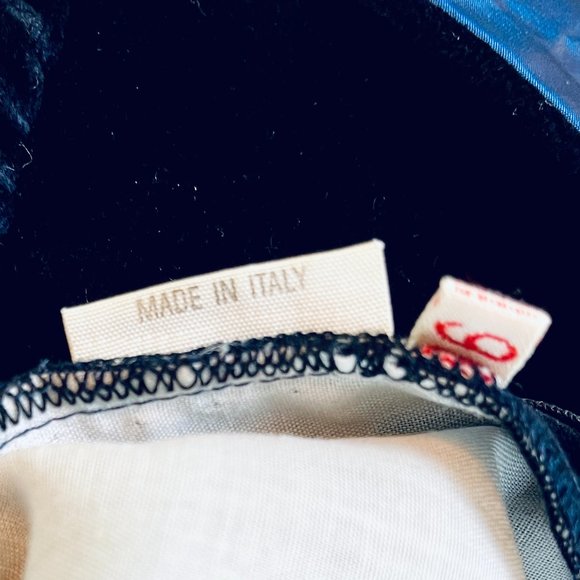 ❤️  VINTAGE ITALIAN GIRLS LUXURY DESIGNER VELVET FORMAL DRESS 11 12 ITALY EUC ❤️ - Picture 14 of 14